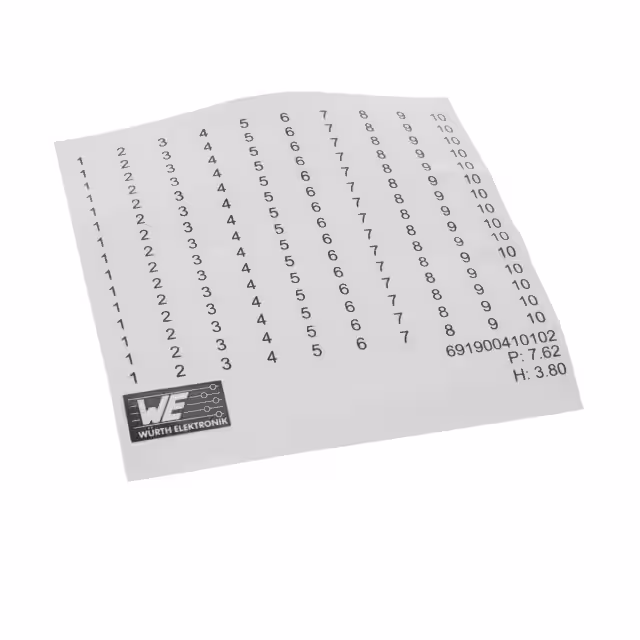 691900410102 Würth Elektronik  Strisce di marcatura per morsettiere